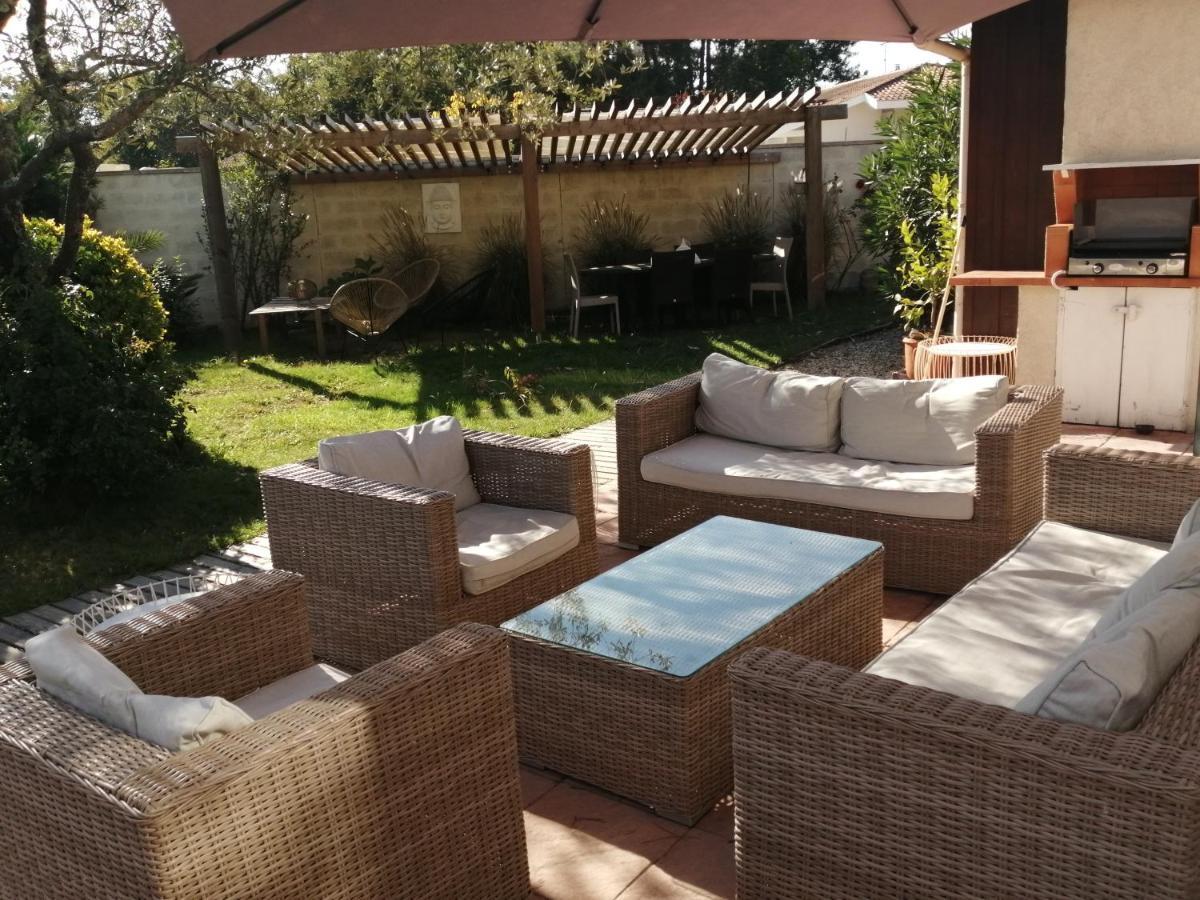Maison Familiale En Bois Avec Piscine, Proche Du Bassin Gujan-Mestras Exterior photo