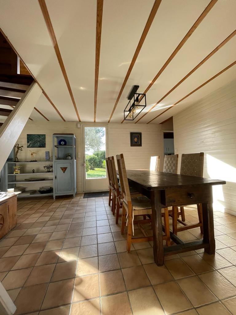 Maison Familiale En Bois Avec Piscine, Proche Du Bassin Gujan-Mestras Exterior photo
